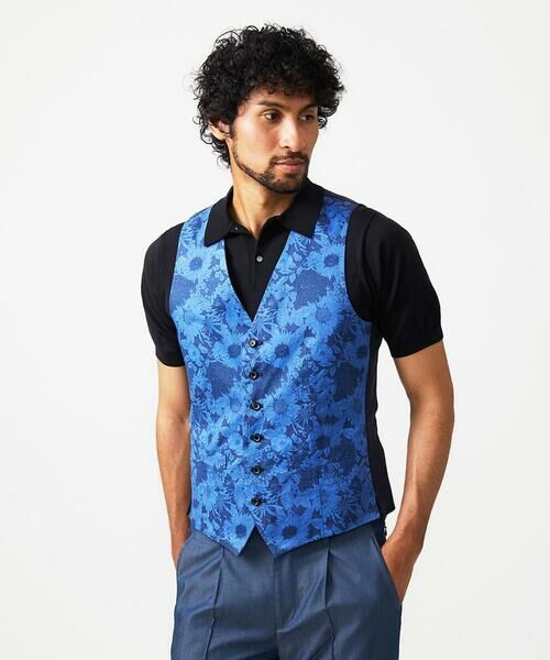 MICHEL KLEIN HOMME / ミッシェルクランオム ベスト | 【セットアップ】デニム調リバーシブルベスト | 詳細9