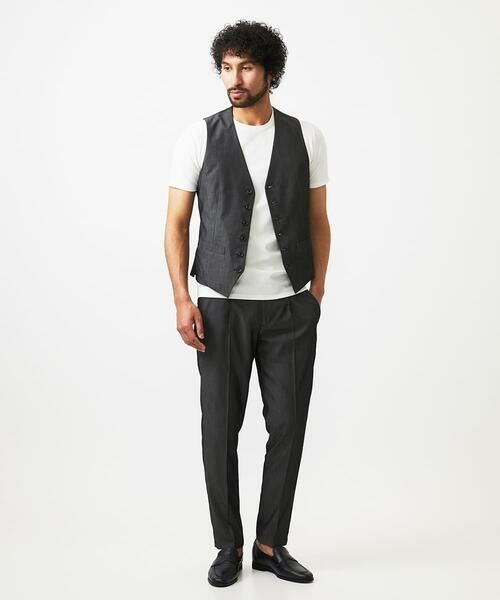 MICHEL KLEIN HOMME / ミッシェルクランオム ベスト | 【セットアップ】デニム調リバーシブルベスト | 詳細18