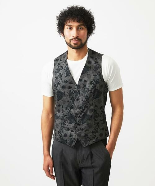 MICHEL KLEIN HOMME / ミッシェルクランオム ベスト | 【セットアップ】デニム調リバーシブルベスト | 詳細19