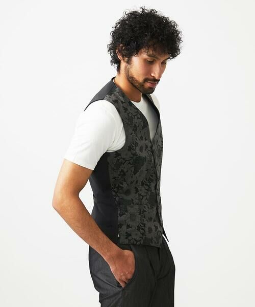 MICHEL KLEIN HOMME / ミッシェルクランオム ベスト | 【セットアップ】デニム調リバーシブルベスト | 詳細20
