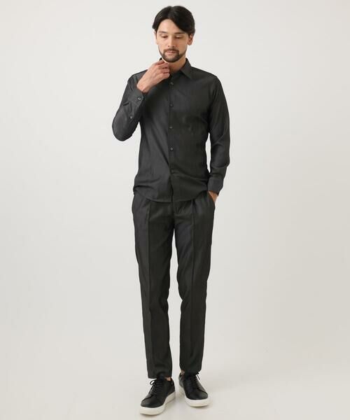 MICHEL KLEIN HOMME / ミッシェルクランオム シャツ・ブラウス | 【セットアップ】デニム調長袖シャツ | 詳細13