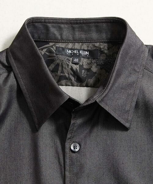 MICHEL KLEIN HOMME / ミッシェルクランオム シャツ・ブラウス | 【セットアップ】デニム調長袖シャツ | 詳細17