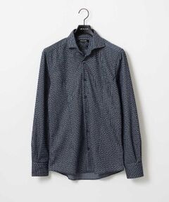 MICHEL KLEIN HOMME / ミッシェルクランオム シャツ・ブラウス | 《日本製》ジャガード長袖シャツ