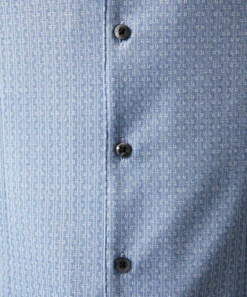 MICHEL KLEIN HOMME / ミッシェルクランオム シャツ・ブラウス | 《日本製》ジャガード長袖シャツ | 詳細8