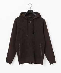 MICHEL KLEIN HOMME / ミッシェルクランオム ニット・セーター | 【セットアップ】ニットジップアップパーカー
