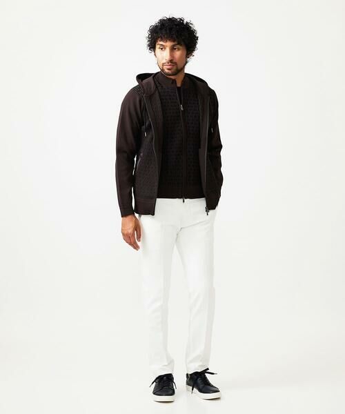 MICHEL KLEIN HOMME / ミッシェルクランオム ニット・セーター | 【セットアップ】ニットジップアップパーカー | 詳細3