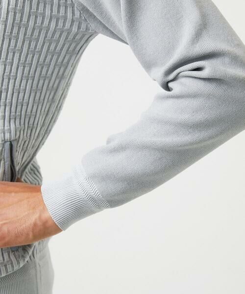 MICHEL KLEIN HOMME / ミッシェルクランオム ニット・セーター | 【セットアップ】ニットジップアップパーカー | 詳細11