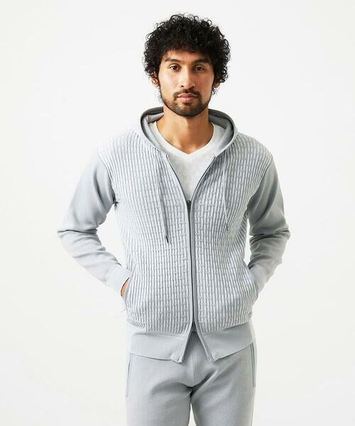 MICHEL KLEIN HOMME / ミッシェルクランオム ニット・セーター | 【セットアップ】ニットジップアップパーカー | 詳細6