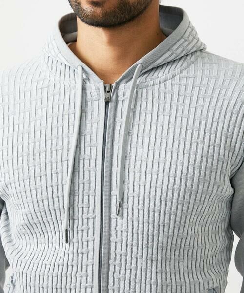 MICHEL KLEIN HOMME / ミッシェルクランオム ニット・セーター | 【セットアップ】ニットジップアップパーカー | 詳細9