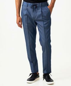 MICHEL KLEIN HOMME / ミッシェルクランオム チノ・ワークパンツ | 【セットアップ】デニム調ワンタックイージーパンツ