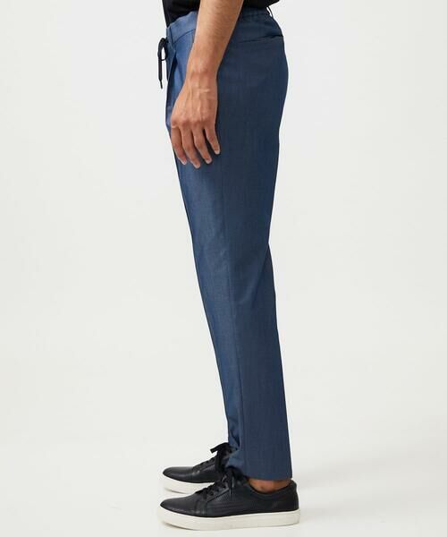 MICHEL KLEIN HOMME / ミッシェルクランオム チノ・ワークパンツ | 【セットアップ】デニム調ワンタックイージーパンツ | 詳細1
