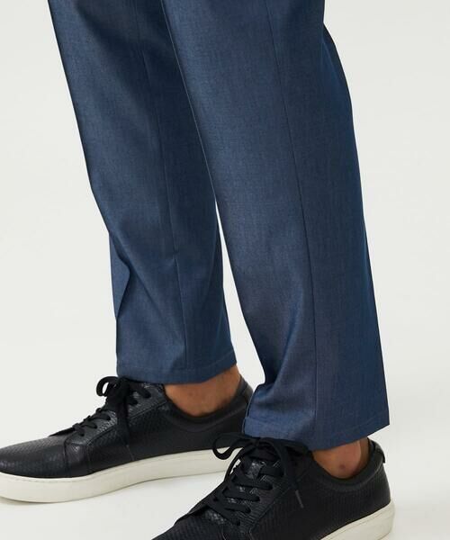 MICHEL KLEIN HOMME / ミッシェルクランオム チノ・ワークパンツ | 【セットアップ】デニム調ワンタックイージーパンツ | 詳細6