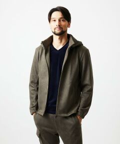 MICHEL KLEIN HOMME / ミッシェルクランオム その他アウター | 【セットアップ】スエード調パーカーブルゾン