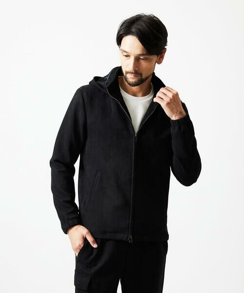 MICHEL KLEIN HOMME / ミッシェルクランオム その他アウター | 【セットアップ】スエード調パーカーブルゾン | 詳細5