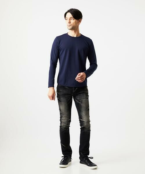 MICHEL KLEIN HOMME / ミッシェルクランオム カットソー | クルーネック長袖カットソー | 詳細1