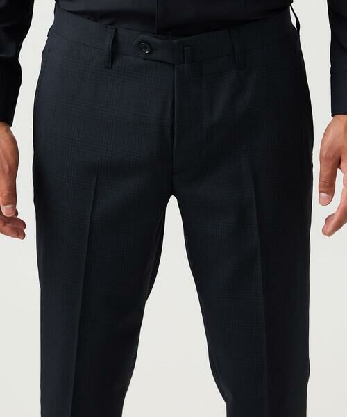 MICHEL KLEIN HOMME / ミッシェルクランオム チノ・ワークパンツ | 【セットアップ】チェック柄スラックスパンツ | 詳細5