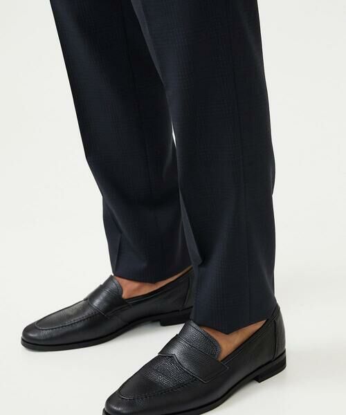 MICHEL KLEIN HOMME / ミッシェルクランオム チノ・ワークパンツ | 【セットアップ】チェック柄スラックスパンツ | 詳細7