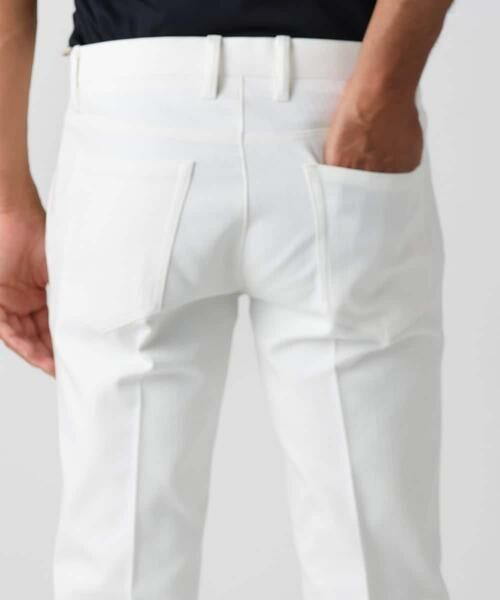 MICHEL KLEIN HOMME / ミッシェルクランオム チノ・ワークパンツ | 【撥水】プレビアへリンボンスラックスパンツ | 詳細5