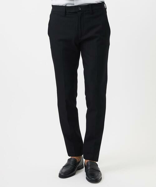 MICHEL KLEIN HOMME / ミッシェルクランオム チノ・ワークパンツ | 【撥水】プレビアへリンボンスラックスパンツ | 詳細11