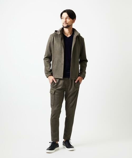 MICHEL KLEIN HOMME / ミッシェルクランオム チノ・ワークパンツ | 【セットアップ】スエード調スウェットパンツ | 詳細2