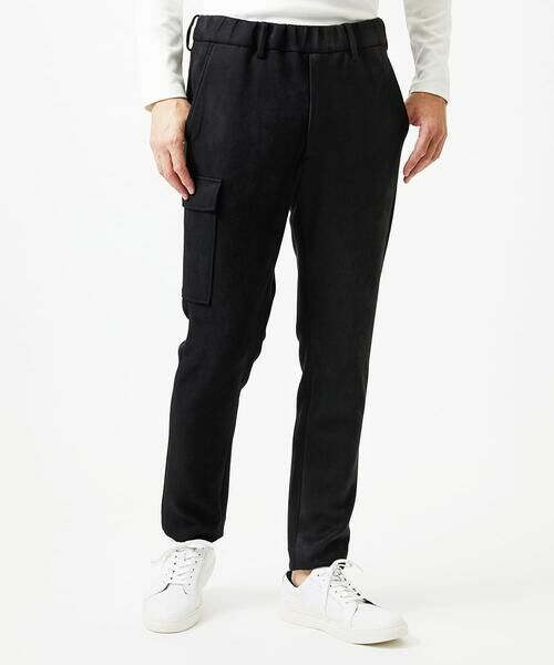 MICHEL KLEIN HOMME / ミッシェルクランオム チノ・ワークパンツ | 【セットアップ】スエード調スウェットパンツ | 詳細4