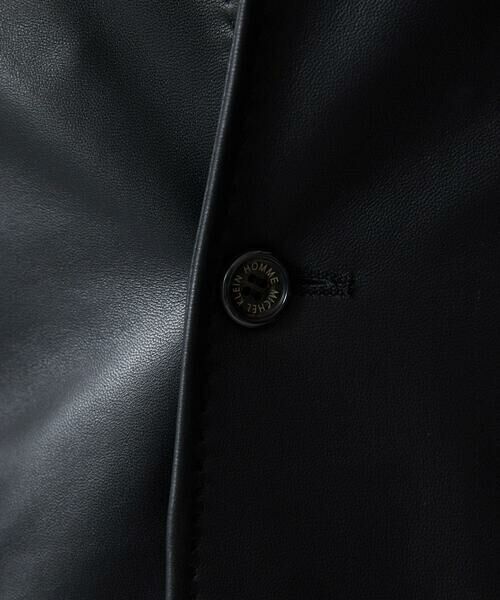MICHEL KLEIN HOMME / ミッシェルクランオム テーラードジャケット | ラムレザーコンバーチブルジャケット | 詳細8