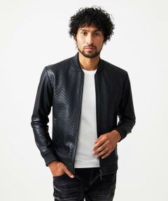 MICHEL KLEIN HOMME / ミッシェルクランオム その他アウター | ラムレザーMA-1型ブルゾン