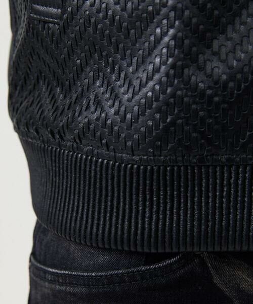 MICHEL KLEIN HOMME / ミッシェルクランオム その他アウター | ラムレザーMA-1型ブルゾン | 詳細10