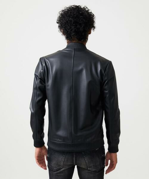 MICHEL KLEIN HOMME / ミッシェルクランオム その他アウター | ラムレザーMA-1型ブルゾン | 詳細4