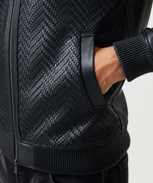 MICHEL KLEIN HOMME / ミッシェルクランオム その他アウター | ラムレザーMA-1型ブルゾン | 詳細7