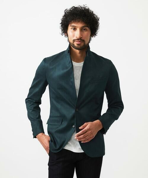 MICHEL KLEIN HOMME / ミッシェルクランオム テーラードジャケット | スエードコンバーチブルジャケット | 詳細1