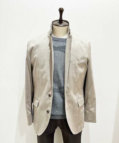 MICHEL KLEIN HOMME / ミッシェルクランオム テーラードジャケット | スエードコンバーチブルジャケット | 詳細24