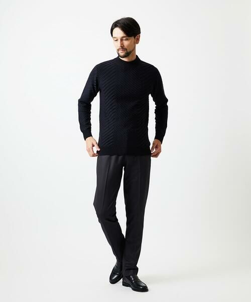 MICHEL KLEIN HOMME / ミッシェルクランオム ニット・セーター | グラデーションモックネックニット | 詳細3