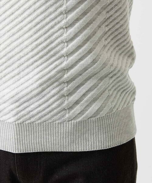 MICHEL KLEIN HOMME / ミッシェルクランオム ニット・セーター | グラデーションモックネックニット | 詳細10