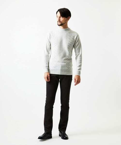 MICHEL KLEIN HOMME / ミッシェルクランオム ニット・セーター | グラデーションモックネックニット | 詳細5