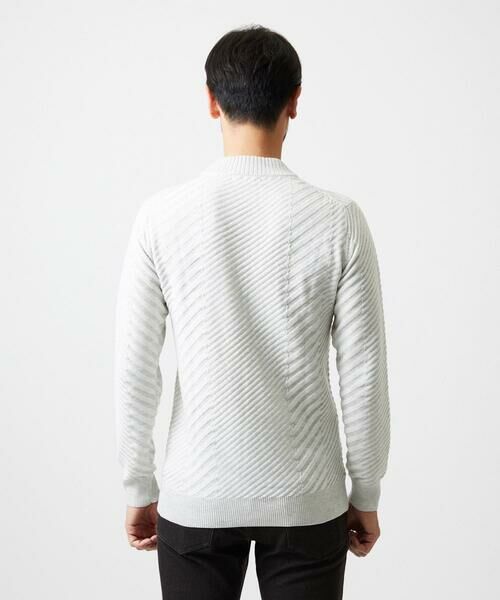 MICHEL KLEIN HOMME / ミッシェルクランオム ニット・セーター | グラデーションモックネックニット | 詳細7