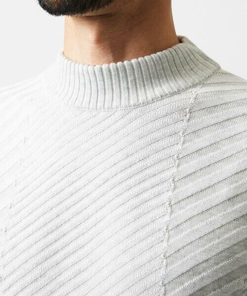MICHEL KLEIN HOMME / ミッシェルクランオム ニット・セーター | グラデーションモックネックニット | 詳細8
