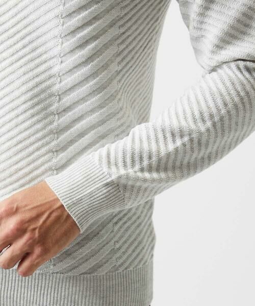 MICHEL KLEIN HOMME / ミッシェルクランオム ニット・セーター | グラデーションモックネックニット | 詳細9