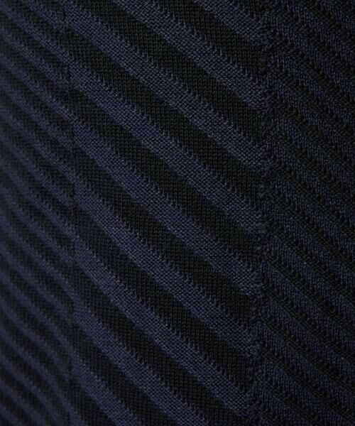 MICHEL KLEIN HOMME / ミッシェルクランオム ニット・セーター | グラデーションスタンドカラーニットブルゾン | 詳細14