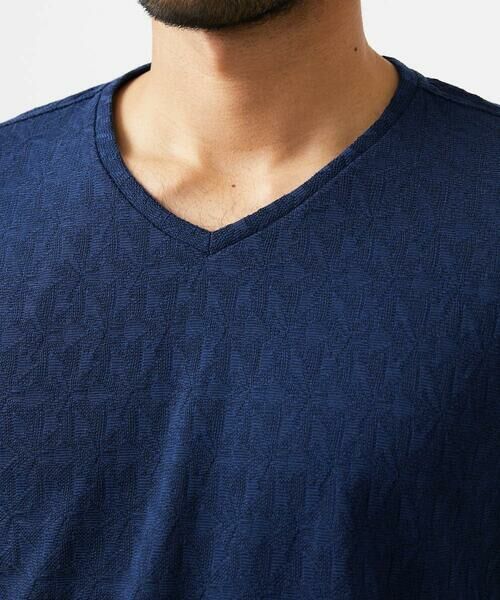 MICHEL KLEIN HOMME / ミッシェルクランオム カットソー | 《日本製》リンクスVネック長袖カットソー | 詳細4