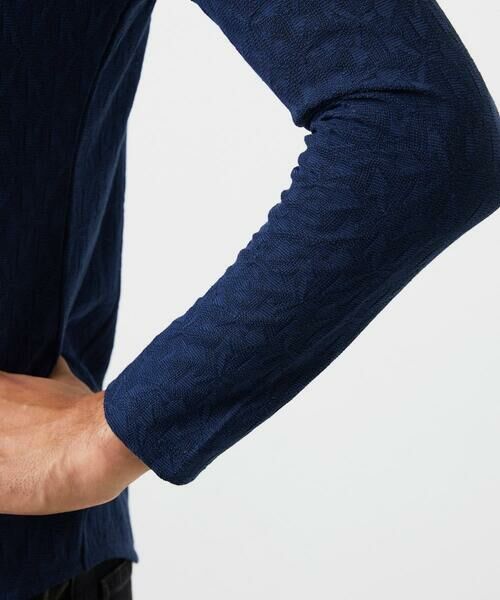 MICHEL KLEIN HOMME / ミッシェルクランオム カットソー | 《日本製》リンクスVネック長袖カットソー | 詳細5