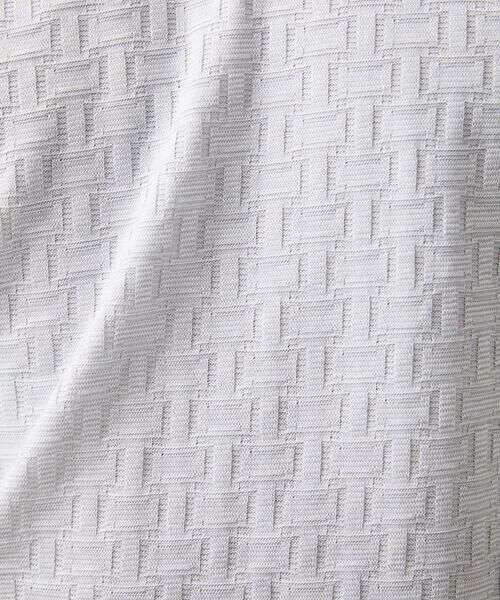 MICHEL KLEIN HOMME / ミッシェルクランオム カットソー | 《日本製》レンガ柄Vネック長袖カットソー | 詳細9