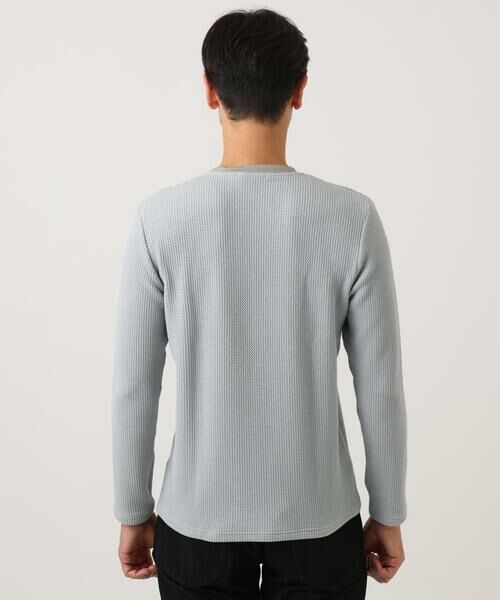 MICHEL KLEIN HOMME / ミッシェルクランオム カットソー | ウェーブジャージクルーネック長袖カットソー | 詳細3