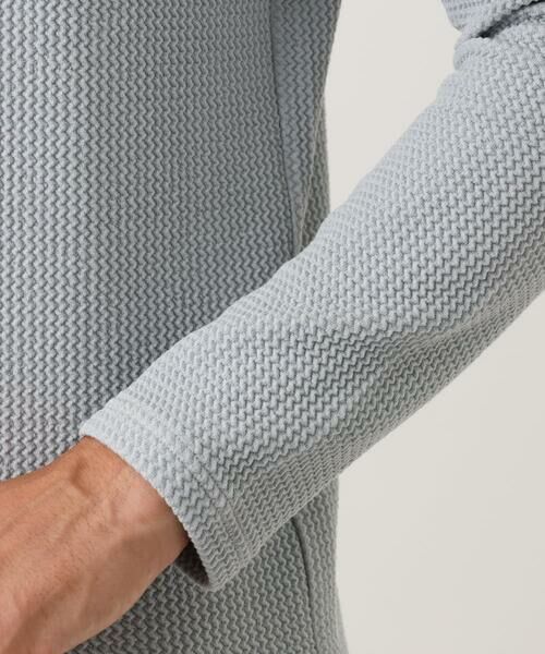 MICHEL KLEIN HOMME / ミッシェルクランオム カットソー | ウェーブジャージクルーネック長袖カットソー | 詳細5