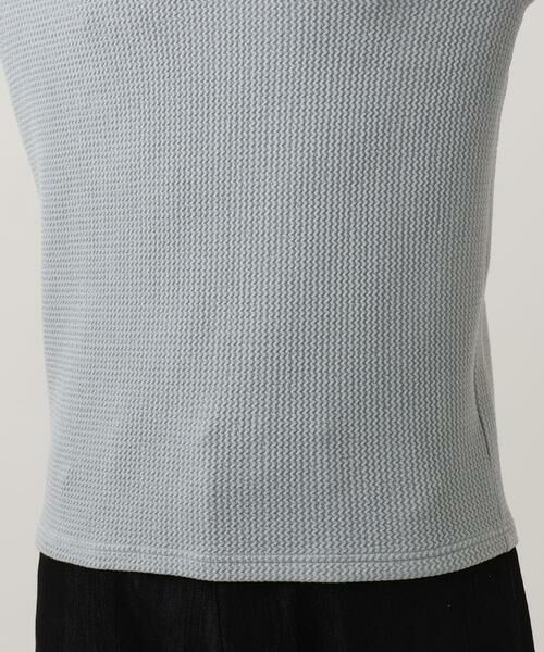 MICHEL KLEIN HOMME / ミッシェルクランオム カットソー | ウェーブジャージクルーネック長袖カットソー | 詳細6