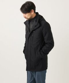 MICHEL KLEIN HOMME / ミッシェルクランオム ステンカラーコート | 3WAYライナー付きコート