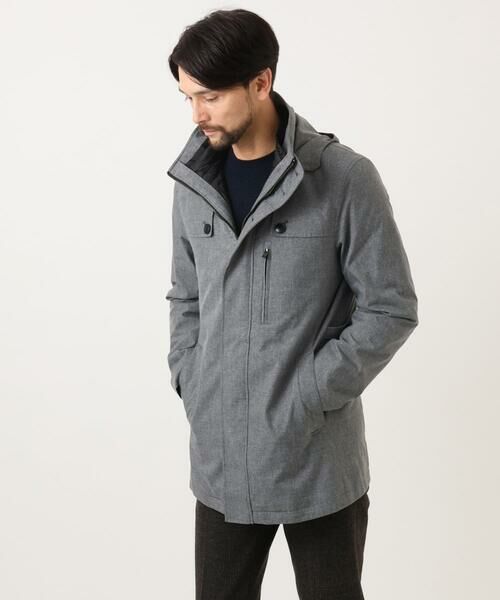 MICHEL KLEIN HOMME / ミッシェルクランオム ステンカラーコート | 3WAYライナー付きコート | 詳細2