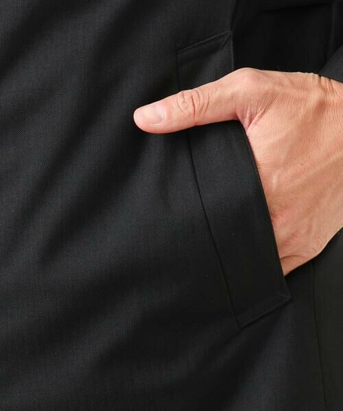 MICHEL KLEIN HOMME / ミッシェルクランオム ステンカラーコート | 3WAYライナー付きコート | 詳細12