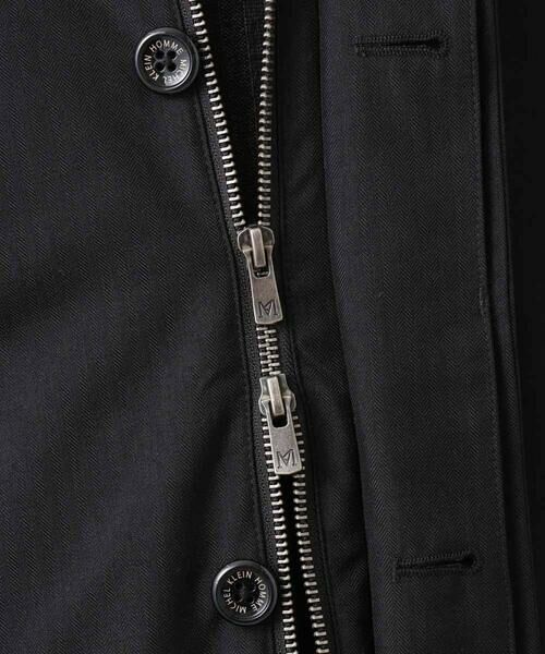 MICHEL KLEIN HOMME / ミッシェルクランオム ステンカラーコート | 3WAYライナー付きコート | 詳細14