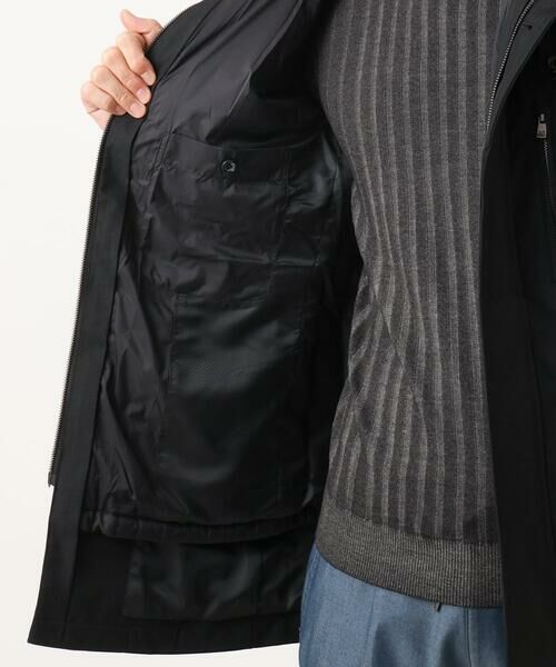 MICHEL KLEIN HOMME / ミッシェルクランオム ステンカラーコート | 3WAYライナー付きコート | 詳細15